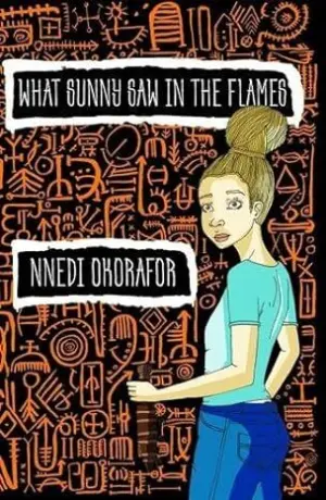 Cover for "What Sunny Saw in the Flames"