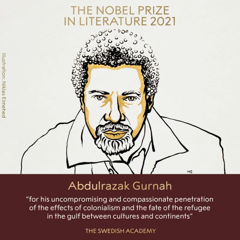 Abdulrazak gurnah in pantheon of winners of the nobel prize in literature