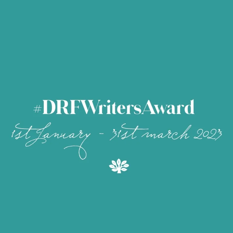 Drf writers award holding card instagram min