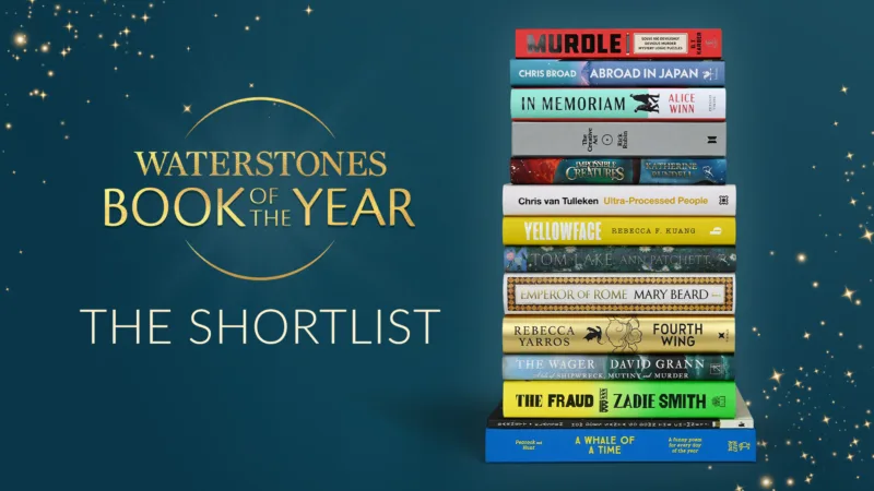 Waterstones book of the year shortlist 16x9