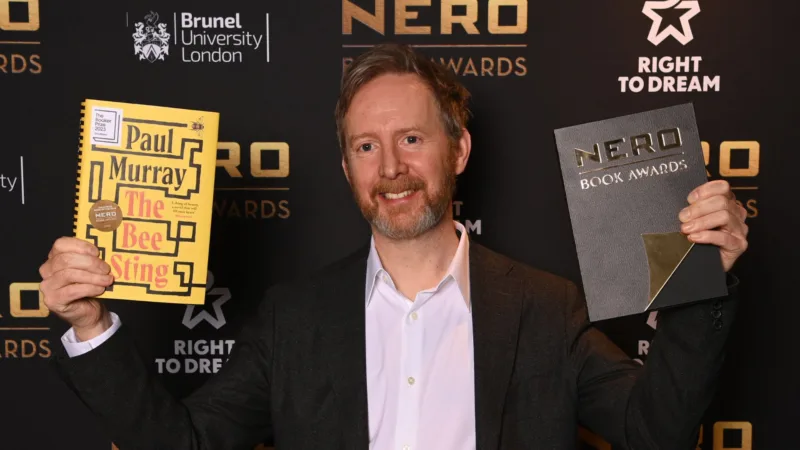 Paul murray winner of the nero gold prize with the trophy